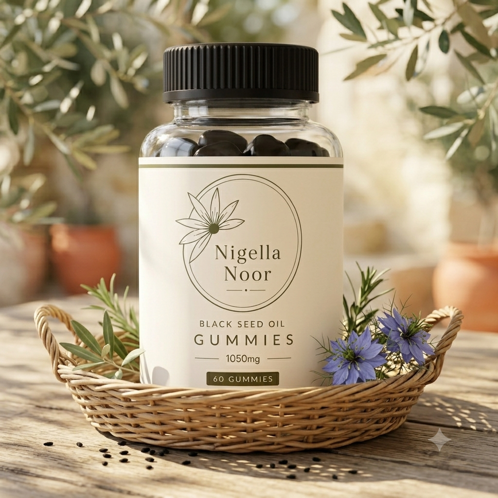 Nigella Noor™ – Gummies à l’Huile de Nigelle