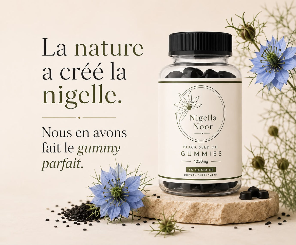 Nigella Noor™ – Gummies à l’Huile de Nigelle